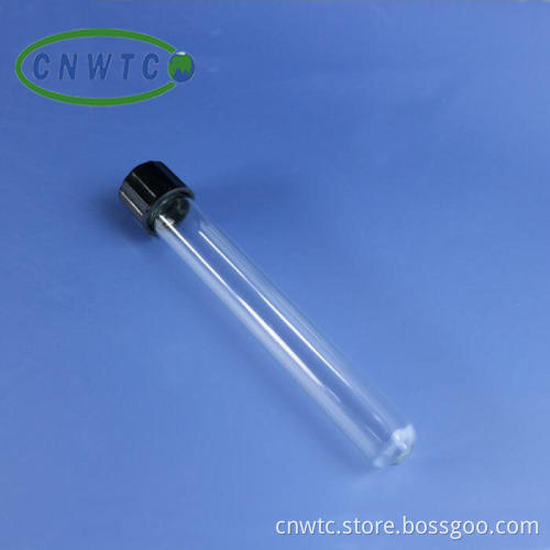 Clear Silica 15x100mm Glass Test Tube: Laboratory Grade Science Equipment